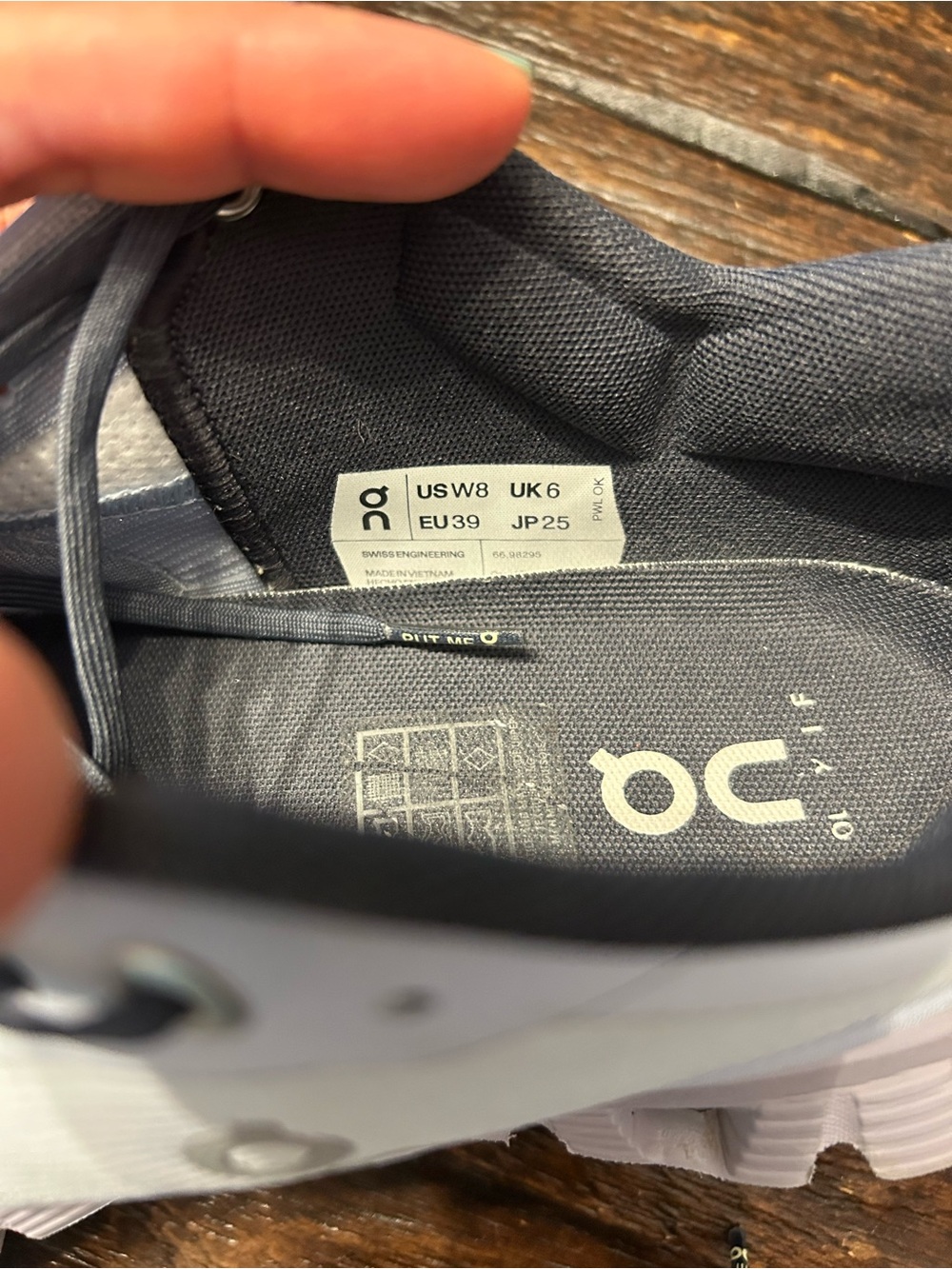 On Cloud - Cloud X 3 Shift Free People Sneakers Running Shoes - Heather Midnight - Picture 13 of 14